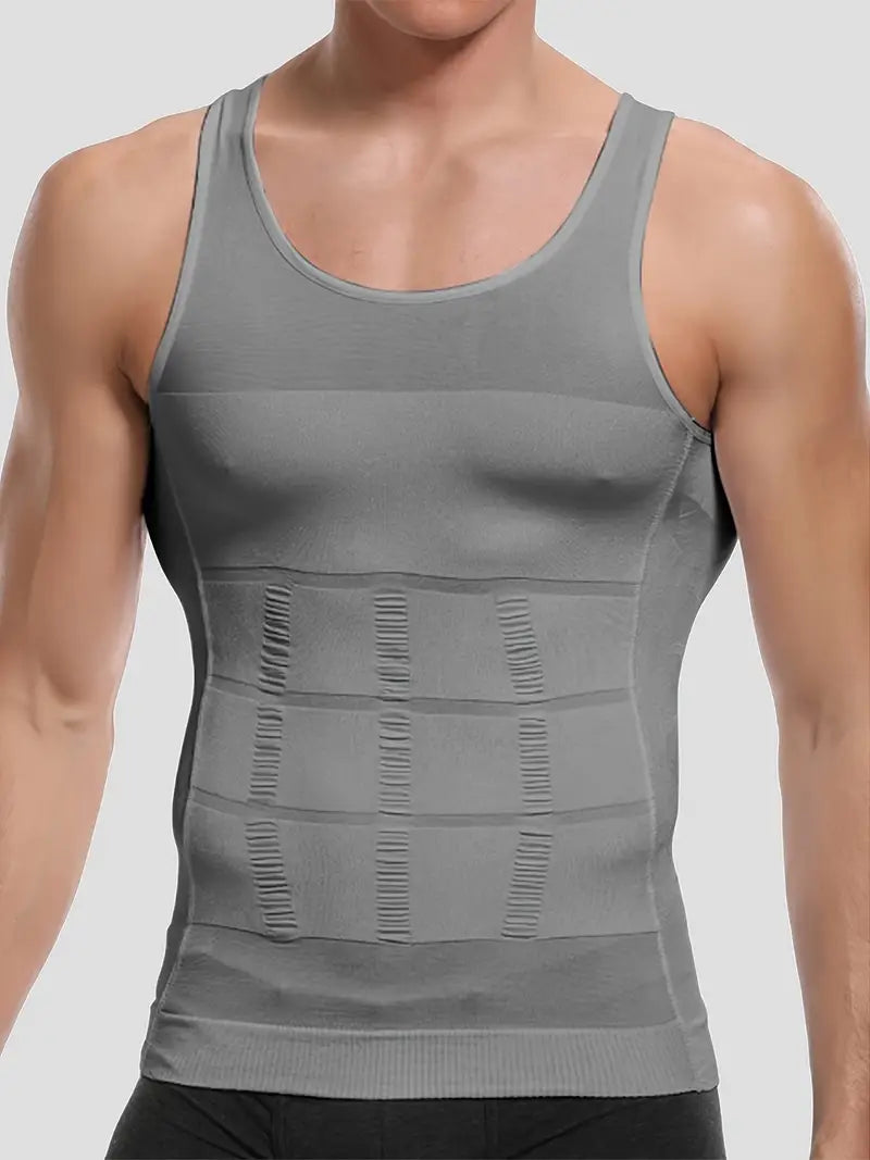 Mens Slimming Body Shaper Vest Shirt  Compression Tank