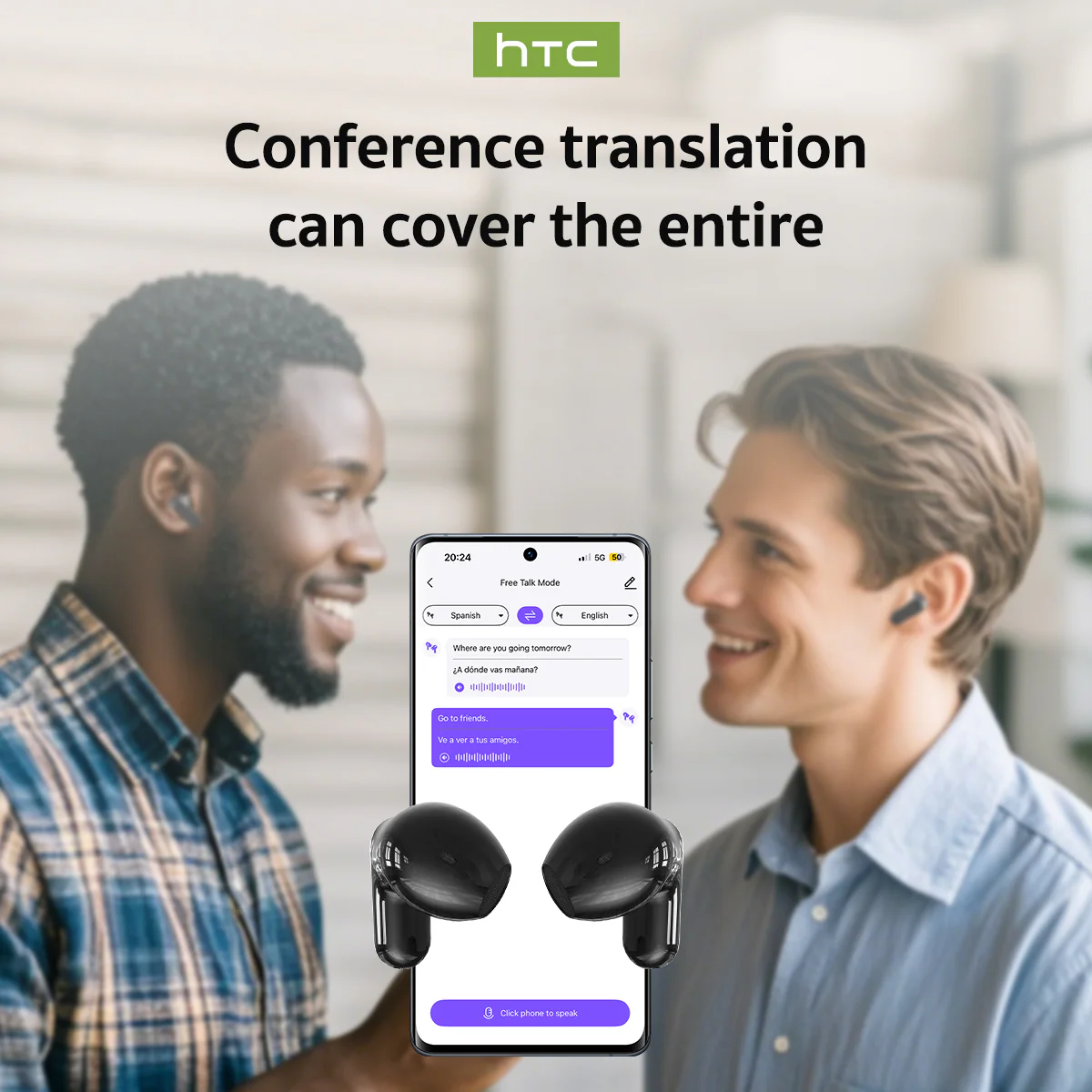 AuraSync Pro: Bluetooth 5.4 Earphones with LED Display, HiFi Sound & AI Translation
