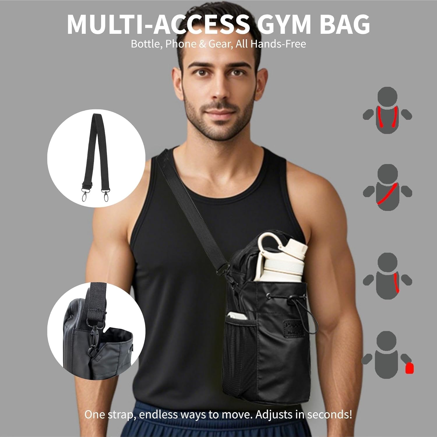 SnapPack™ – The Ultimate Magnetic Gym & Travel Bag