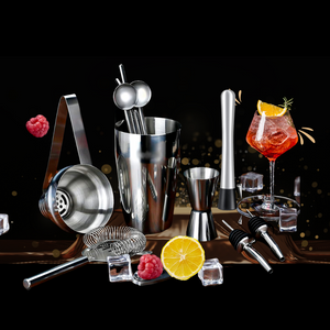 Skyset - Full set Cocktail Shaker - 750 ml / 9 Pieces (+Ebook )