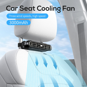 CoolCruze  Rechargeable Car Backseat Fan for All Vehicles